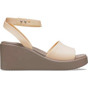Brooklyn Ankle Strap Wedge Shitake