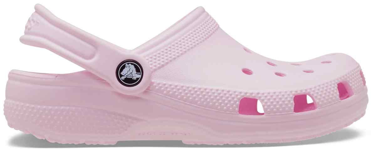 Crocs Clásicos Infantiles T Rosa Pálido