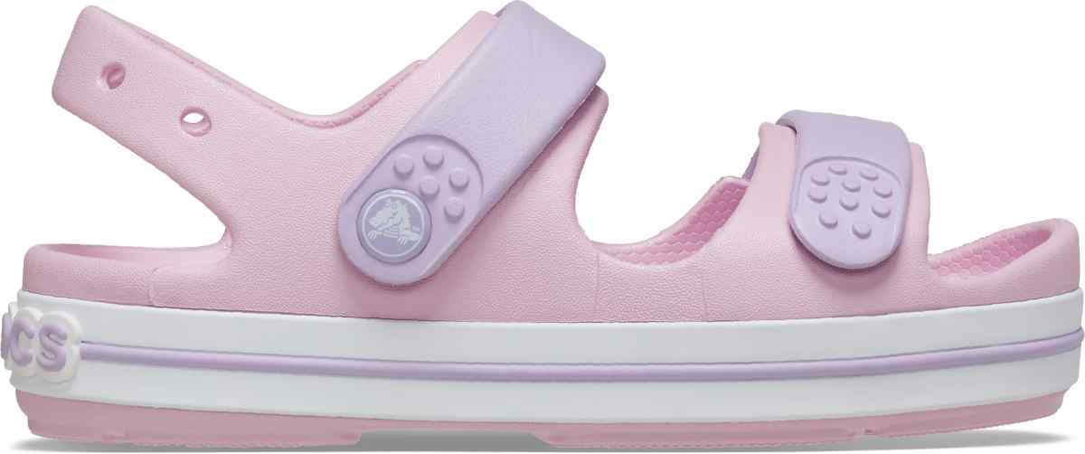 Sandalia Infantil Crocband Cruiser Rosa Claro / Lavanda