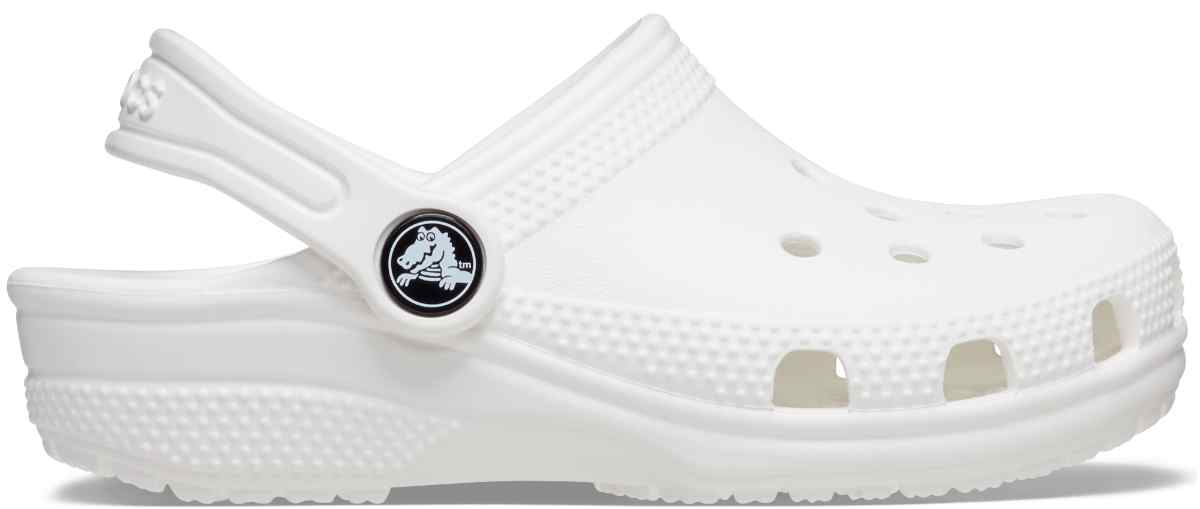 Crocs Clásicos Infantiles T Blanco