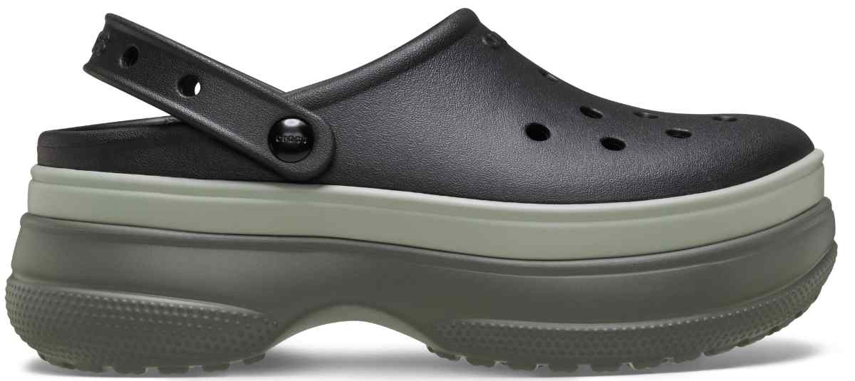 Classic Stacked Clog Black