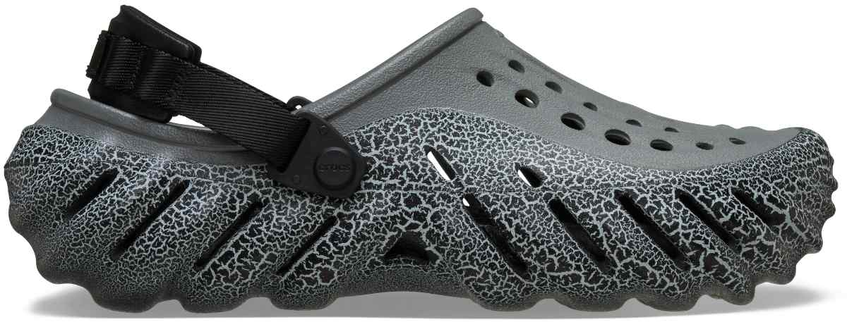 Echo Crackle Clog Slate Grey