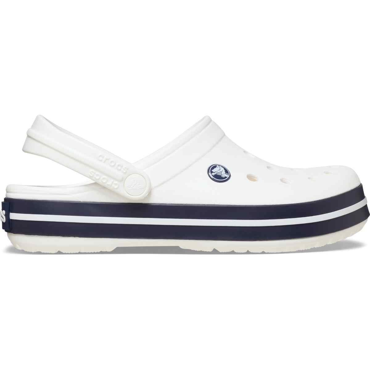 Crocband Blanco/Azul Marino